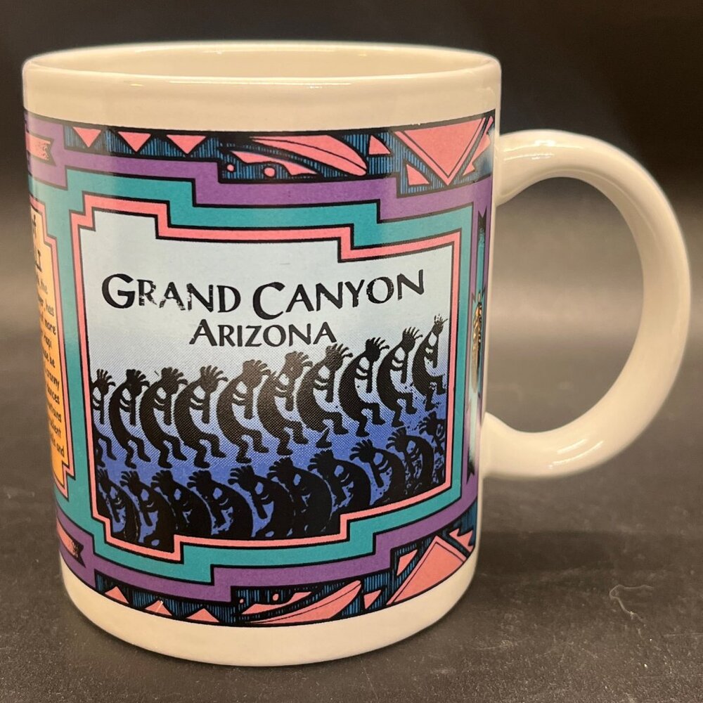 Grand Canyon Legend of Kokopelli Novelty Coffee Cup Mug‎ 3.75" Tall